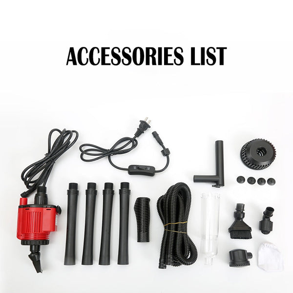 Aquarium Electric Siphon Pump Vacuum Cleaner Fish Tank Water Change Gravel Cleaning & Maintenance
