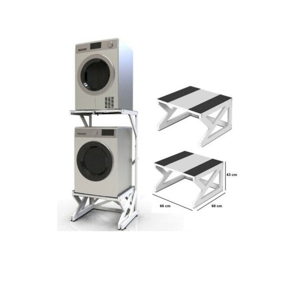 Washing Machine Pedestal Raiser Laundry Dryer Stand Base Holder 120Kg Anti Slip Washer & Dryer Parts