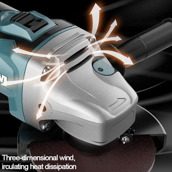 125Mm Brushless Angle Grinder Cutting Machine Polisher For Makita 18V Battery Angle Grinders