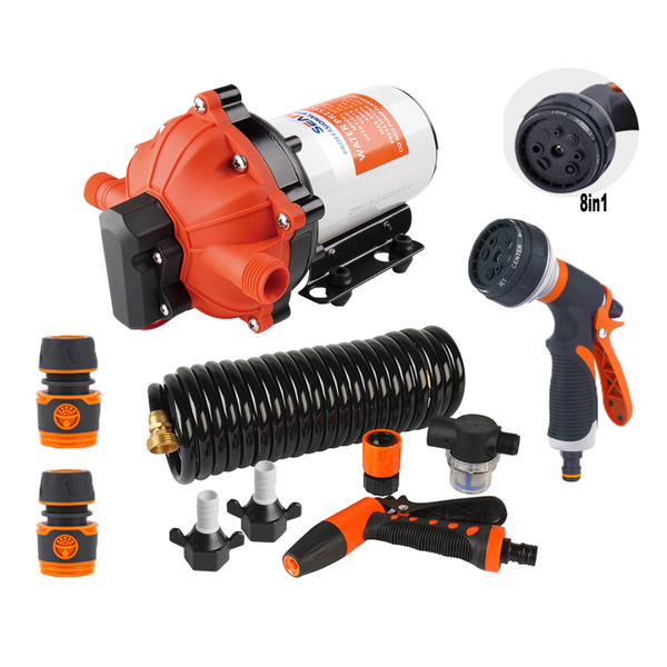 70Psi Deck Washdown Pump Kit For Boat Yacht 12V 5Gpm Boat Plumbing