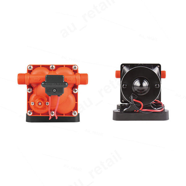 55Psi Pressure 12V Water Pump 11.3Lpm For Rv Boat Camper Trailer Boat Plumbing