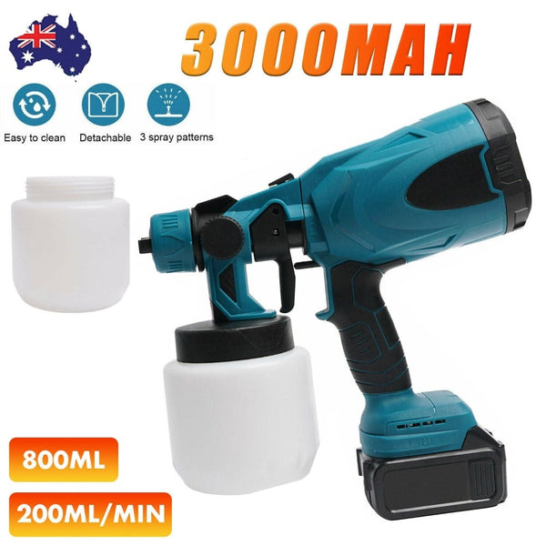Cordless High Pressure Airless Spray Gun Paint Sprayer For Makita 36V Battery Au Paint Sprayers