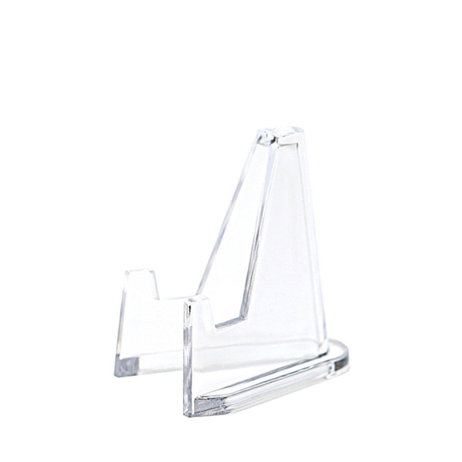 12 Pcs L Shaped Acrylic Clear Stands For Trading Cards Display Stands