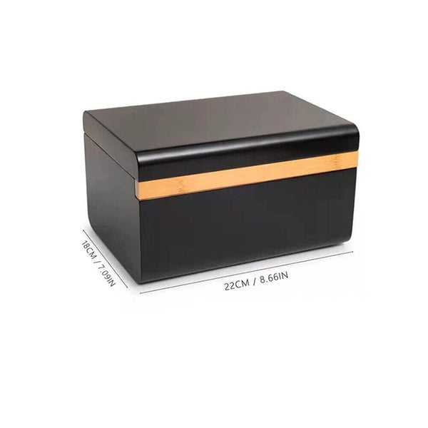 Storage Chest With Movable Tray Lockable Stash Box Rolling Gift Other Kitchen Storage