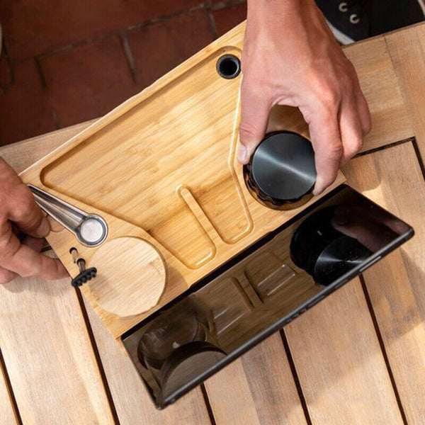 Storage Chest With Movable Tray Lockable Stash Box Rolling Gift Other Kitchen Storage