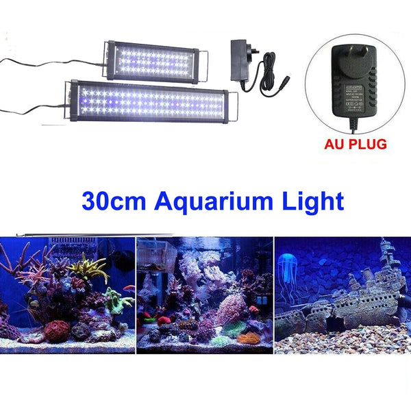 30Cm Aquarium Light Lighting Full Spectrum Plant Fish Tank Bar Led Lamp Aquariums