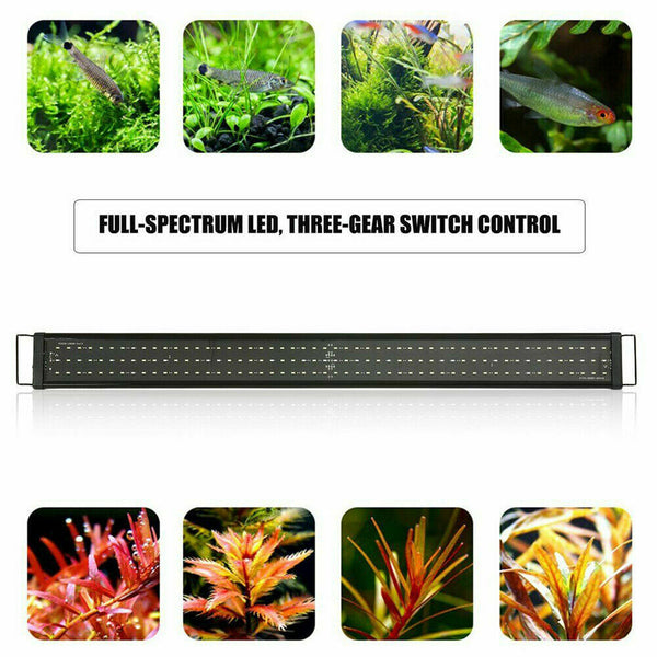 30Cm Aquarium Light Lighting Full Spectrum Plant Fish Tank Bar Led Lamp Aquariums