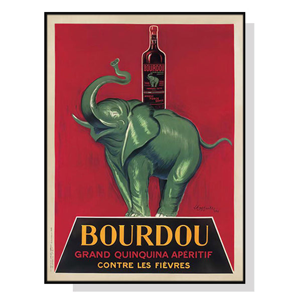 Artime Wall 50Cmx70cm Bourdou Black Frame Canvas Posters & Prints