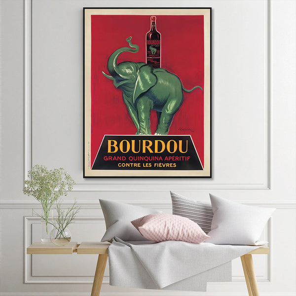 Artime Wall 50Cmx70cm Bourdou Black Frame Canvas Posters & Prints