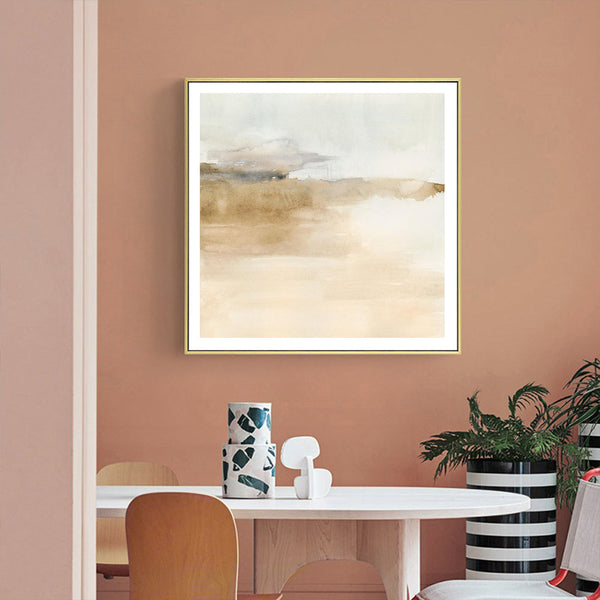 Wall Art 60Cmx60cm Atmospheric Edge Ii Gold Frame Canvas