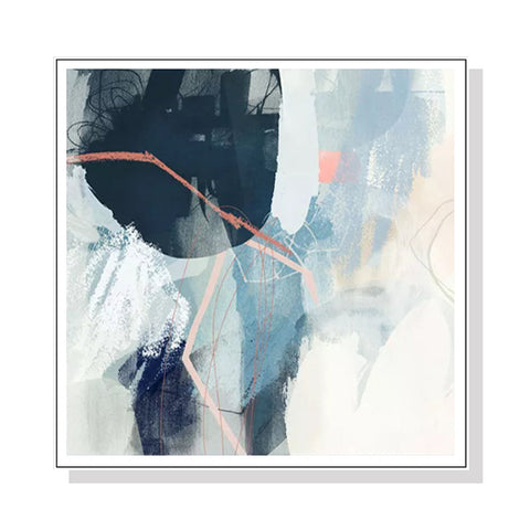 Artime Wall 40Cmx40cm Luz Ii White Frame Canvas Posters & Prints