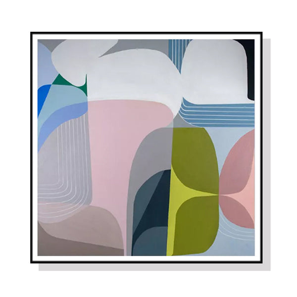 Posters & Prints Artime Wall 60Cmx60cm Skyways Black Frame Canvas