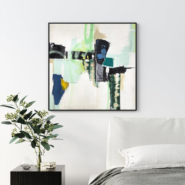 Artime Wall 90Cmx90cm Hard Truth Black Frame Canvas Posters & Prints