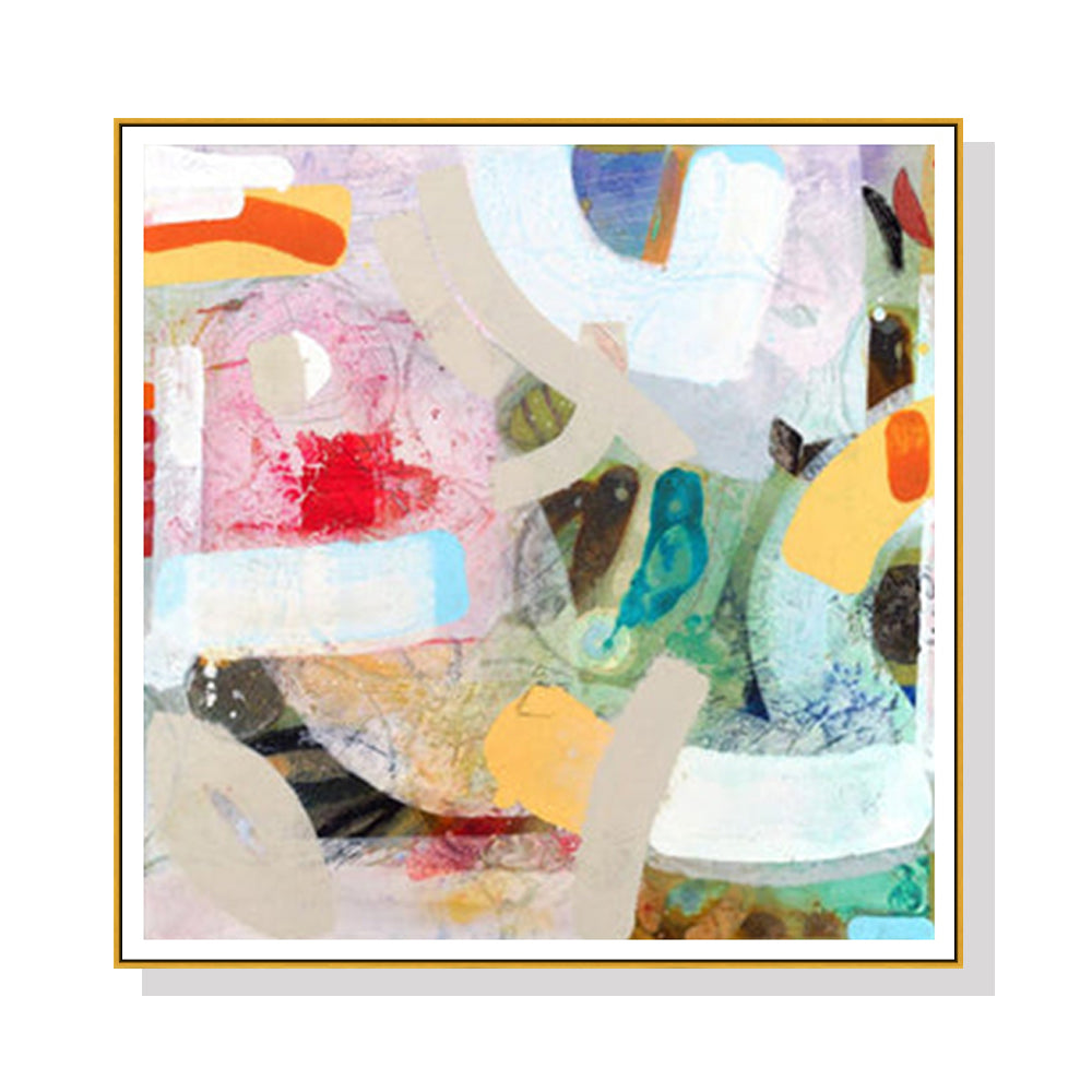 Artime Wall 40Cmx40cm Changed My Mind Iv By Aleah Koury Gold Frame Canvas Posters & Prints