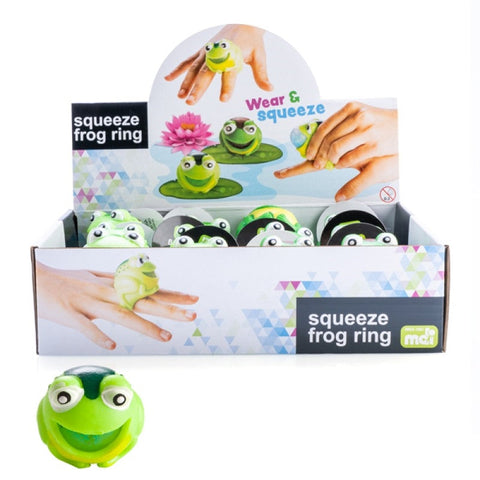 Mdi Squishy Frog Ring (Sent At Random) Squeezable Stress Relievers