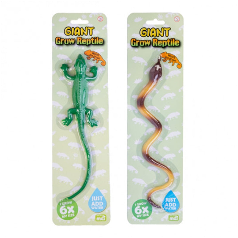 Mdi Giant Grow Reptile Action Figures