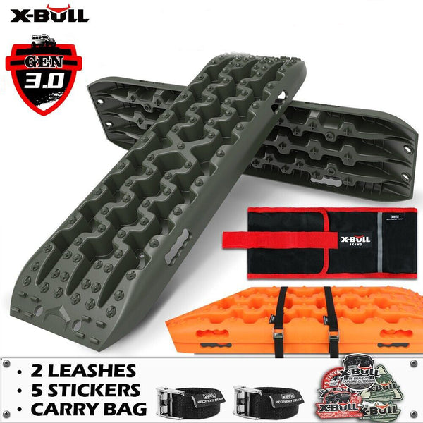 X Bull Kit Boards 4Wd Strap Mounting 4X4 Sand Snow Car Qrange Gen3.0 6Pcs Olive Recovery Tracks