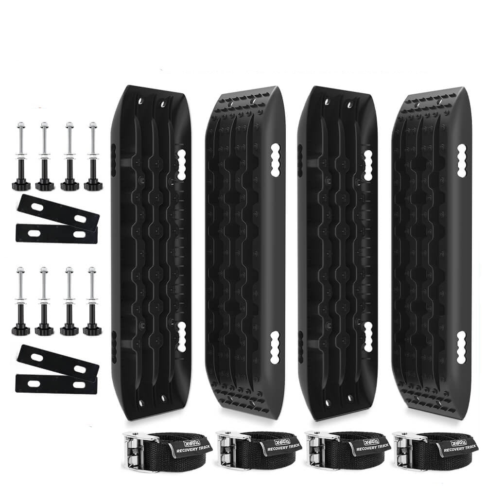X Bull Boards 10T 2 Pairs/ Sand Mud Snow Mounting Bolts Pins Gen 2.0 Black Recovery Tracks