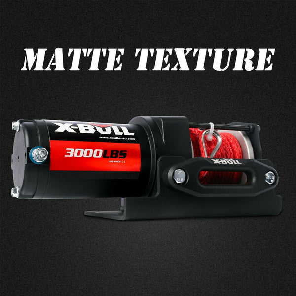 X Bull Electric Winch 12V Wireless 3000Lbs/1360Kg Synthetic Rope Boat Atv 4Wd Tow Bars & Winches