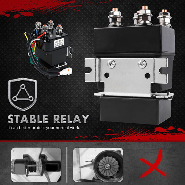 X Bull 12V Electric Winch 5000Lbs Wireless Steel Cable Atv Boat With 13M Synthetic Rope Tow Bars & Winches