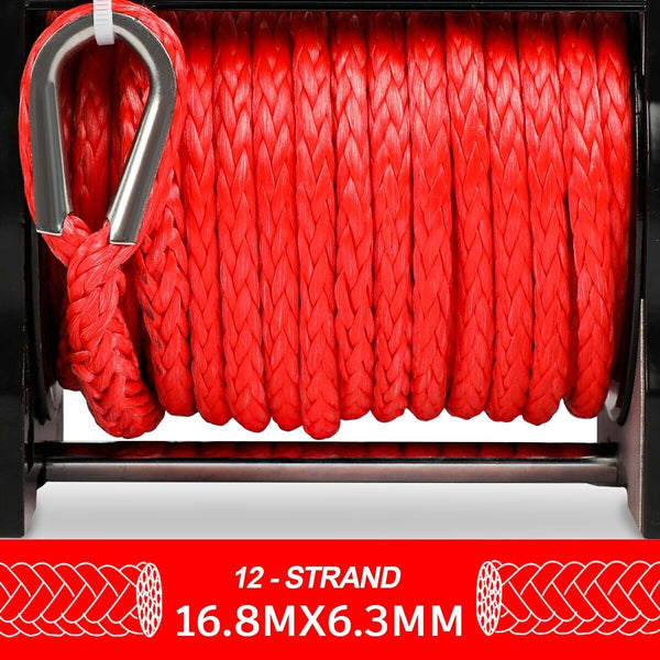 X Bull Electric Winch 6000Lbs 12V Boat Synthetic Rope Wireless Remote 4Wd Atv Utv Tow Bars & Winches