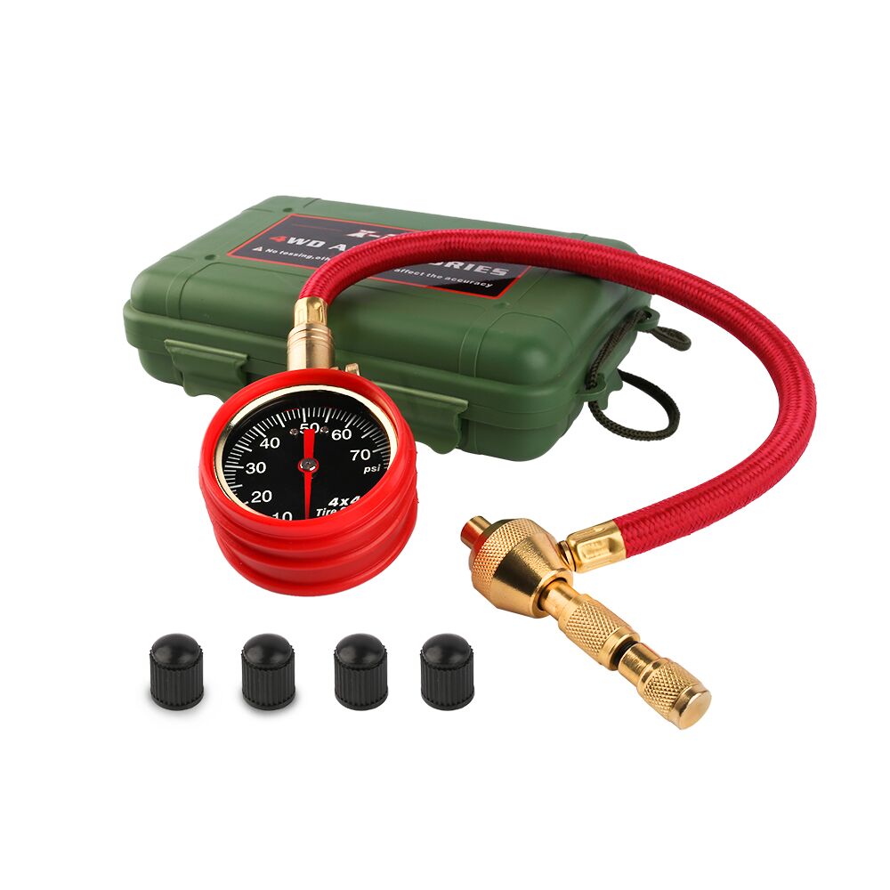 X Bull Tyre Deflator Tire Air Rapid With Pressure Gauge Valve Tool 4Wd Deflators