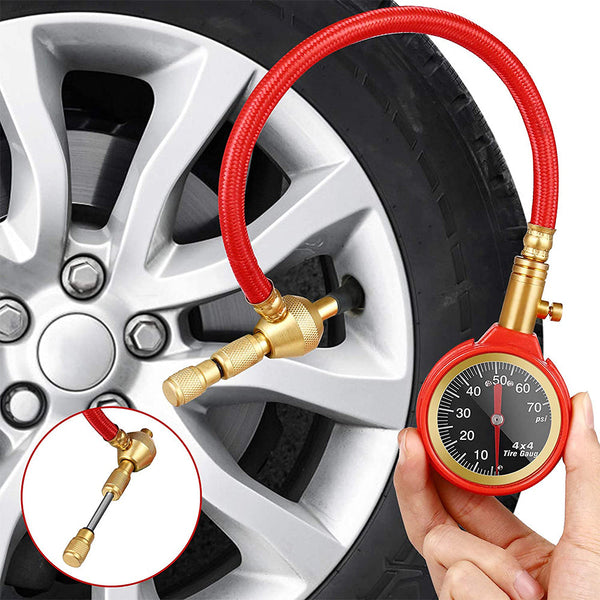 X Bull Tyre Tire Automatic 4Wd Pressure Gauge Brass Deflators