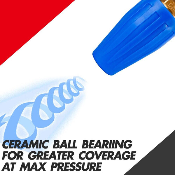 X Bull Pressure Washer Turbo Nozzle Head 4000Psi High Cleaner 1/4Bsp Pressure Washers