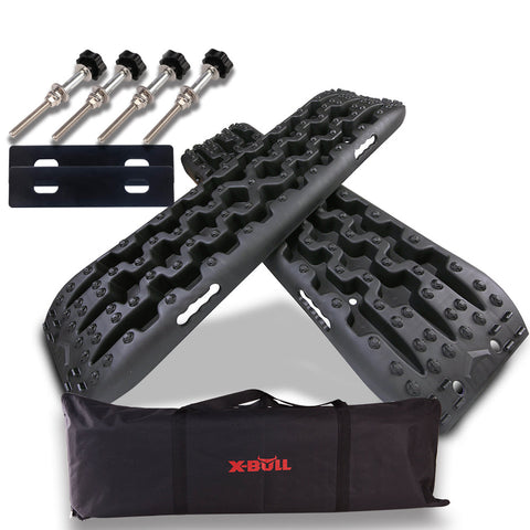 X-Bull Recovery Tracks Sand Kit Carry Bag Mounting Pin Sand/Snow/Mud 10T 4Wd-Black Gen3.0