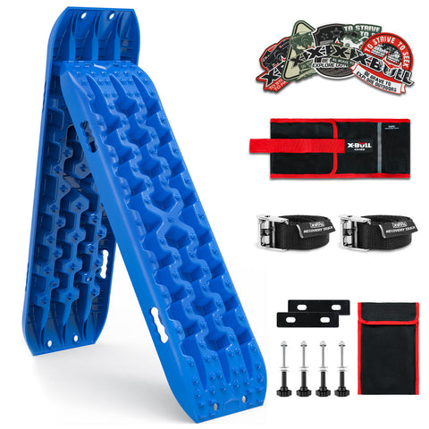 X-Bull Recovery Tracks Sand Kit Carry Bag Mounting Pin Sand/Snow/Mud 10T 4Wd-Blue Gen3.0