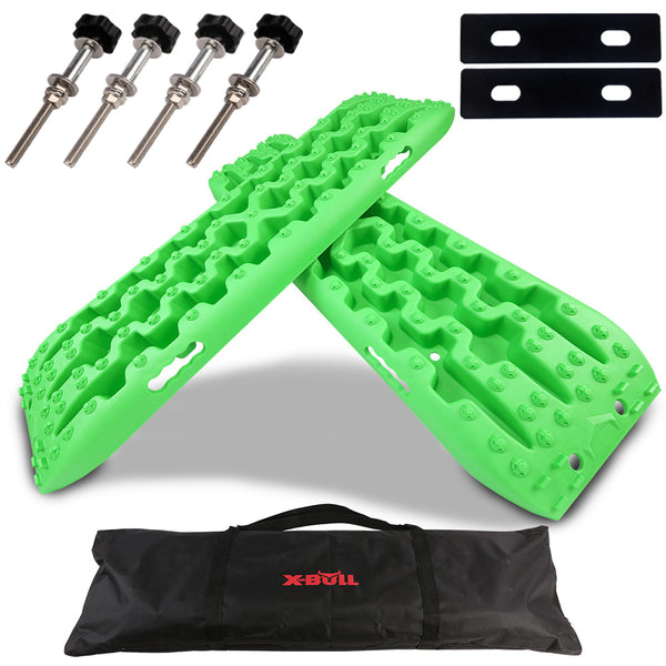 X-Bull Recovery Tracks Sand Kit Carry Bag Mounting Pin Sand/Snow/Mud 10T 4Wd-Green Gen3.0