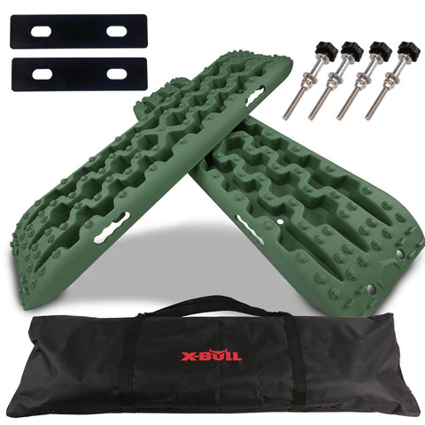 X-Bull Recovery Tracks Sand Kit Carry Bag Mounting Pin Sand/Snow/Mud 10T 4Wd-Olive Gen3.0