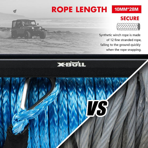 X Bull Electric Winch 12V 12000Lbs Synthetic Rope Wireless Remote Auto Accessory


X Tow Bars & Winches