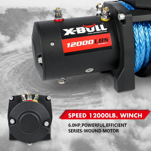 X Bull Electric Winch 12V 12000Lbs Synthetic Rope Wireless Remote Auto Accessory


X Tow Bars & Winches