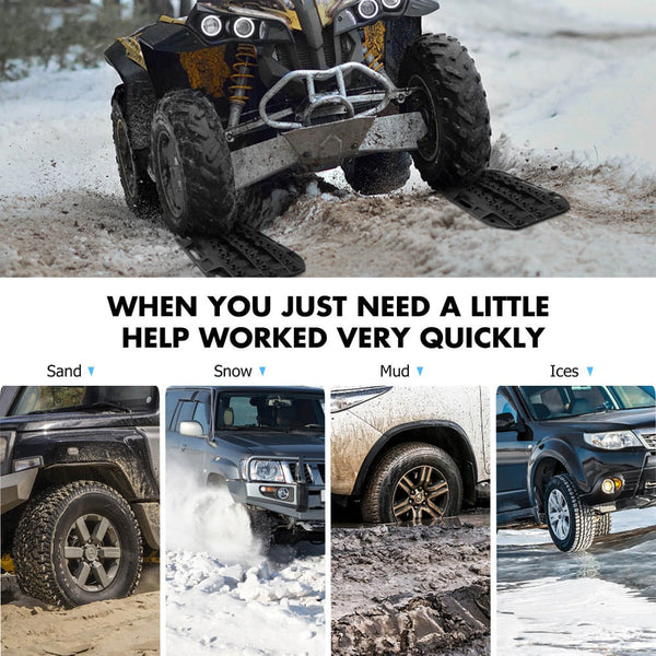 X Bull 4Wd Recovery Kit 15Pcs Winch Track Kinetic Rope Snatch Strap 4X4 Recovery Tracks