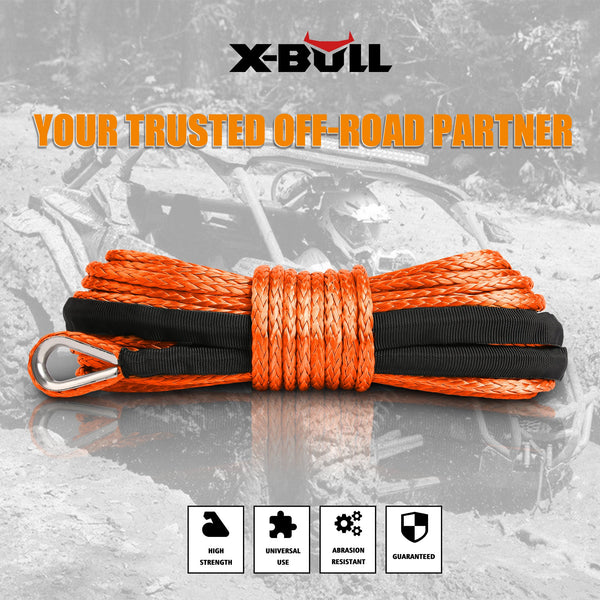 X Bull Winch Rope Dyneema Synthetic 5.5Mm 13M Tow Recovery Offroad 4Wd Tow Bars & Winches