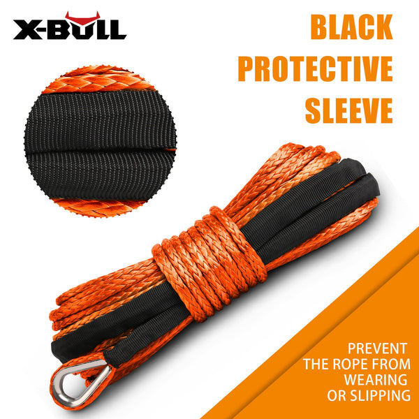 X Bull Winch Rope Dyneema Synthetic 5.5Mm 13M Tow Recovery Offroad 4Wd Tow Bars & Winches