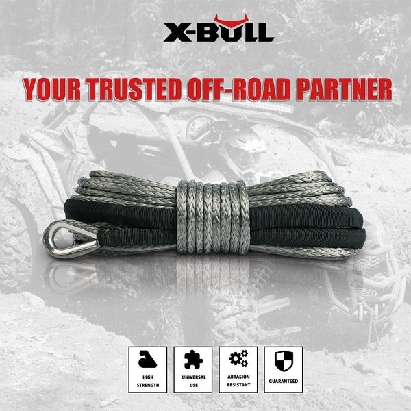 X Bull Winch Rope 5.5Mm 13M Dyneema Synthetic Tow Recovery Offroad 4Wd4x4 Tow Bars & Winches