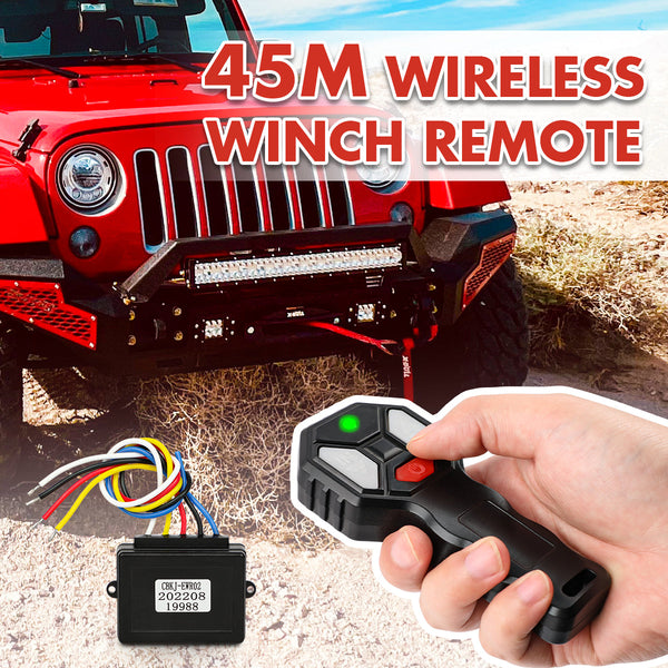 X Bull Winch Solenoid Relay Wiring Controller 500A 12V And 150Ft Wireless Remote Tow Bars & Winches