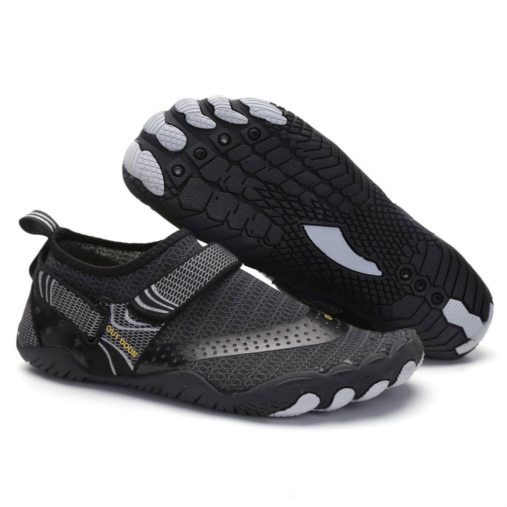 Water Shoes Men Women Barefoot Quick Dry Aqua Sports Black Size Eu39 = Us6