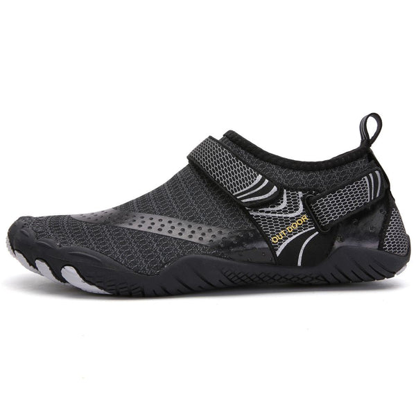Water Shoes Men Women Barefoot Quick Dry Aqua Sports Black Size Eu40 = Us7