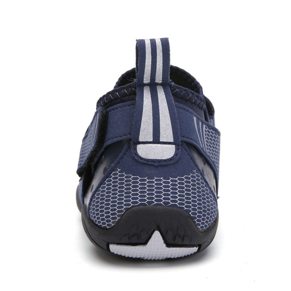 Men Women Water Shoes Barefoot Quick Dry Aqua Sports - Blue Size Eu36=Us3.5