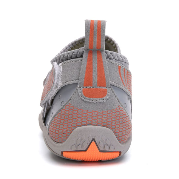 Men Women Water Shoes Barefoot Quick Dry Aqua Sports - Grey Size Eu36=Us3.5