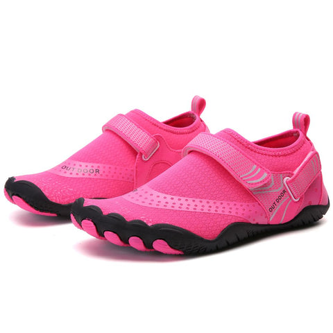 Women Water Shoes Barefoot Quick Dry Aqua Sports - Pink Size Eu39 = Us6