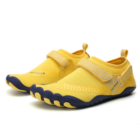 Women Water Shoes Barefoot Quick Dry Aqua Sports - Yellow Size Eu37 = Us4