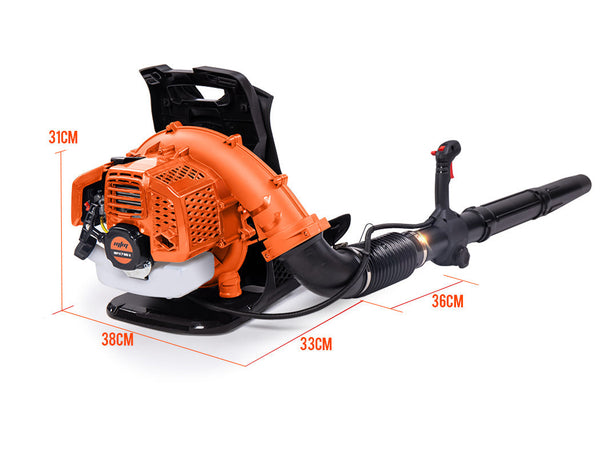 Mtm 65Cc Petrol Backpack Leaf Blower Commercial 2 Stroke Garden Yard Tool Leaf Blowers