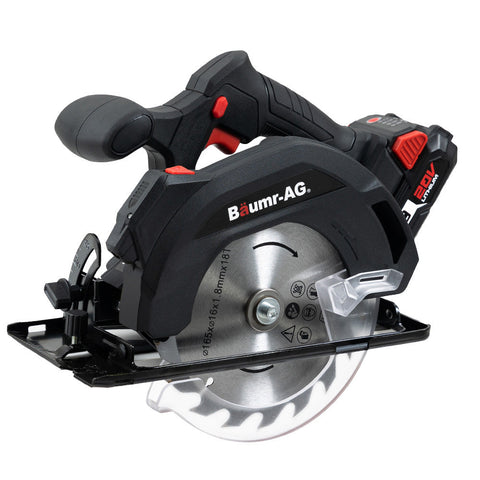 Baumr Baumr-Ag Cs3 20V Sync Cordless Circular Saw With Battery And Fast Charger Kit
