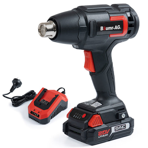 Baumr Baumr-Ag Hg3 20V Sync Cordless Power Heat Gun, With Battery And Fast Charger Kit