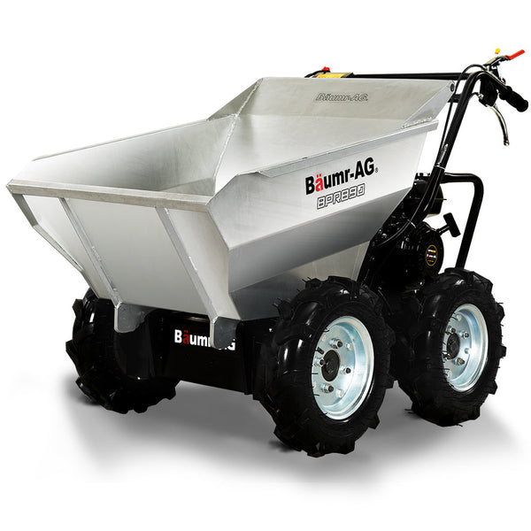 Baumr Ag Baumr Ag Mini Dumper Power Wheel Barrow Tracked Motorised Petrol Powered Wheelbarrow Wheelbarrows Carts Wagons