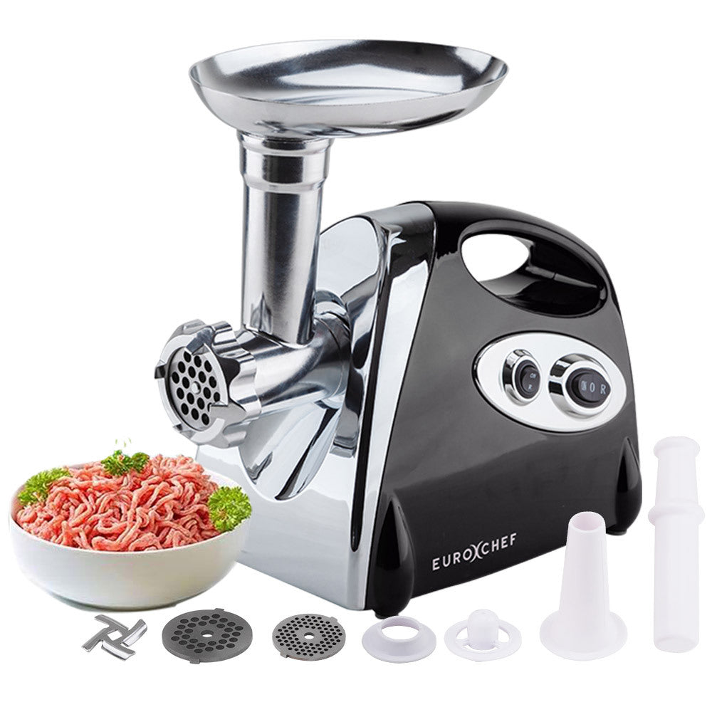 Eurochef 1800W Electric Meat Grinder Mincer Sausage Filler Kibbe Maker Stuffer Kitchen Mincers